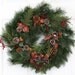 Sleigh Bells 24" Multi-Colored Battery Operated Lights Cordless Holiday Wreath