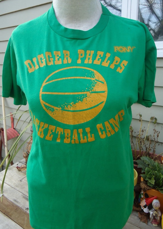 Vintage Digger Phelps Basketball Camp tee shirt PONY SNEAKERS