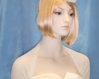 Bridal Cover Up, Bridal Bolero, Wedding Shrug, Bridal Wrap, Sheer Stretchy Mesh Shrug