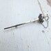 Antique Sterling Silver Sword Brooch c.1900