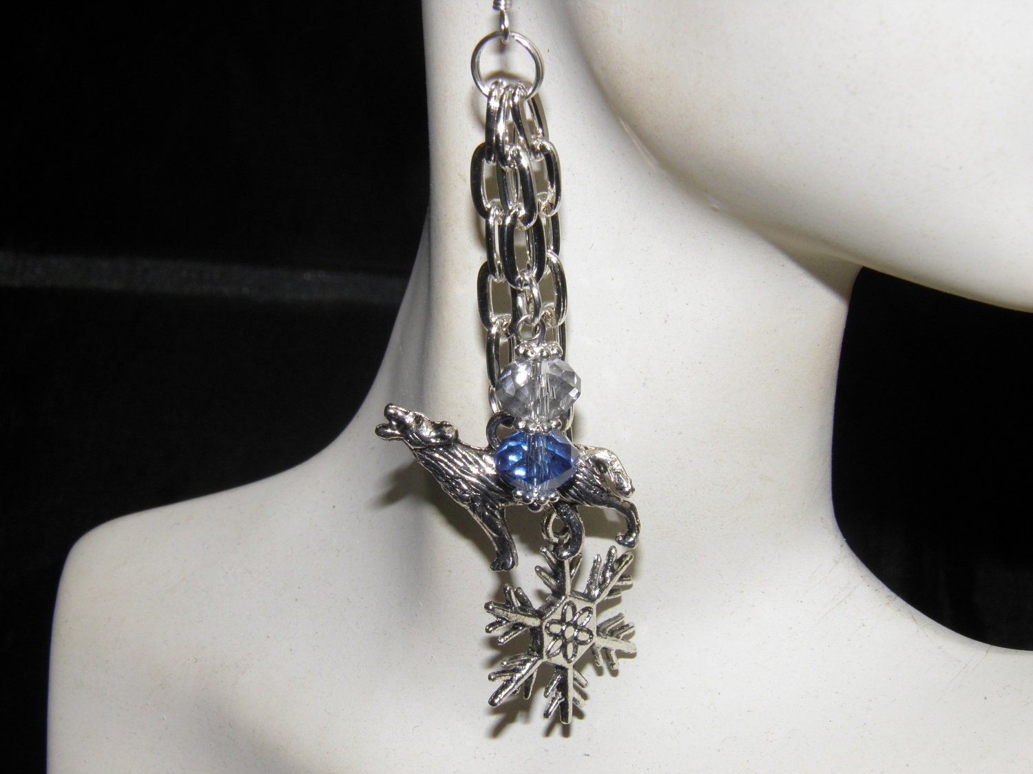 Game of Thrones Earrings Winter is Coming Sterling Silver and