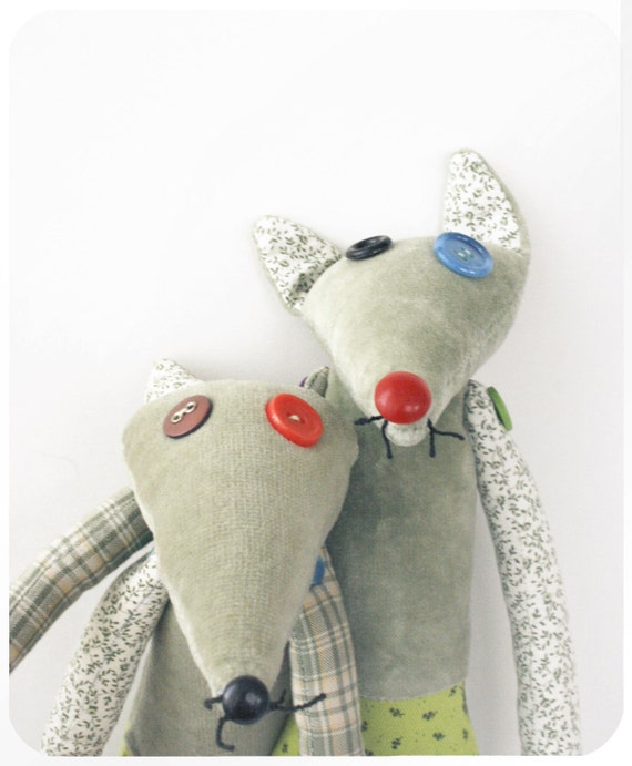 Items similar to patchwork fox toy for child on Etsy