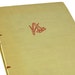 1944 SCARLET LILY Vintage Notebook Journal