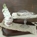 SALE 25% Was 58.00 Antique EAPG New Crescent Banana Stand Pedestal Compote