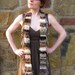 Hand Knit Scarf, original earth tones accessory scarf, wearable textile art