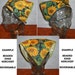 Closeout Clearance! Fabric Reversible Head Scarf Kerchief Bandana Headscarf Your Choice Beaded Edge Country Rockabilly Accessory Fashion