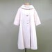 R E S E R V E D Vintage 1950s Ladies Coat / 50s LILLI ANN Ivory Mohair Wool Swing Coat / Med - Large