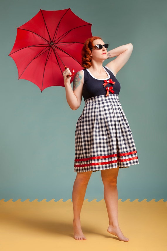 Rockabilly Maternity Dress Picnic Mom