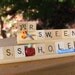 Custom Scrabble Desk Teacher Nameplate