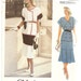 Vogue Paris Original Designer "Chloe" pattern 1552 Top and Slim Skirt size 14 Bust 36" Uncut