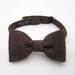 Cocoa Speckle Bow Tie