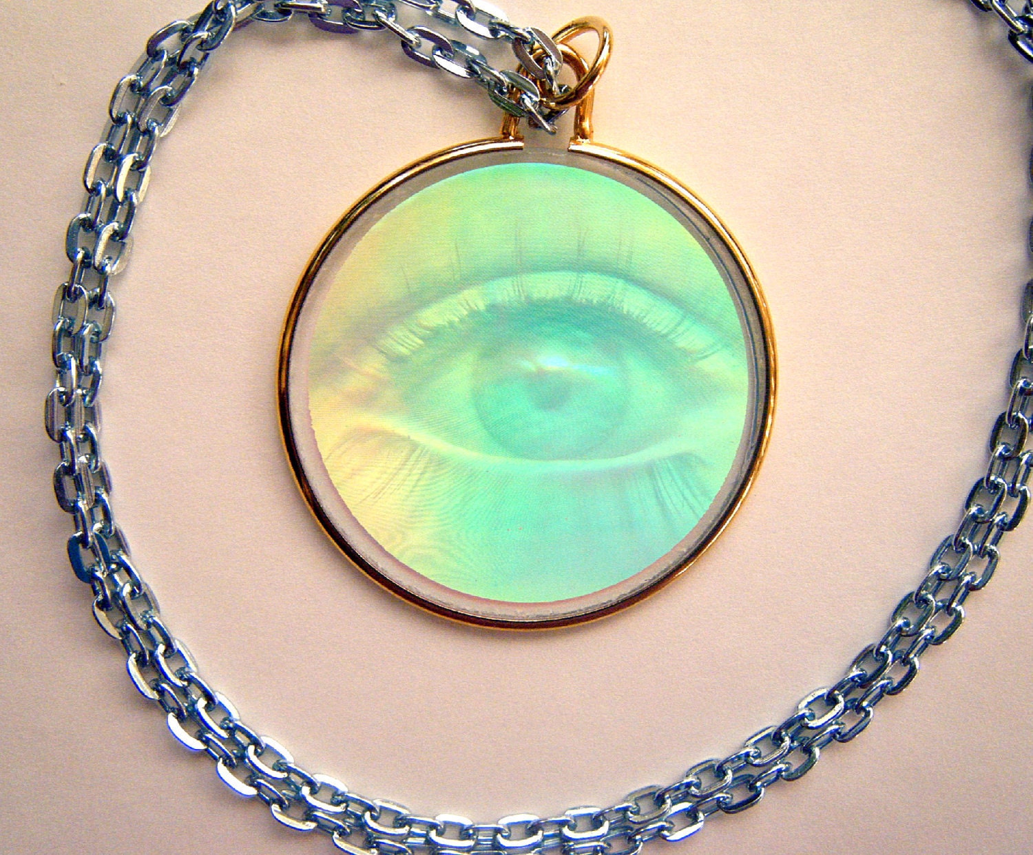 Hologram Necklace hologram pendant The Third Eye