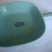 SALE /// Retro square blue cooking pan