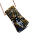 Natural petrified wood necklace: brown druzy necklace, natural stone necklace, brown gemstone pendant necklace, tribal jewelry