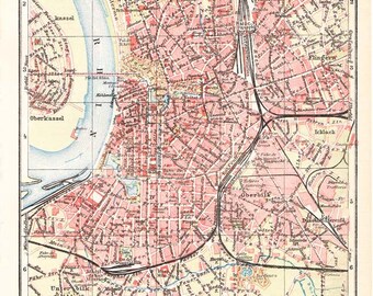Street map Dusseldorf Germany PDF