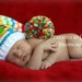 Newborn Crochet Striped Short Tail Elf Stocking Hat - Made to Order