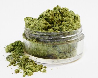 Jaded Mineral Malkeup Green Jaded Eye Shadow 10g Sifter Jar Eyeshadow
