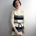 1970's Black & White Striped Mini Dress