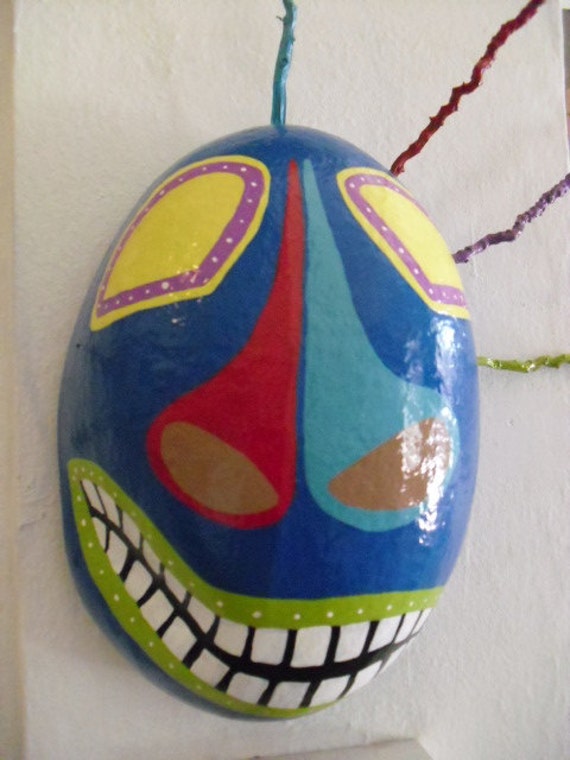 Items similar to AfroCaribbean Carnival Mask fOLK aRT trADITIONAL