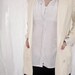 Reserved White Vintage Blazer - Double Breasted Ivory Lined Wool Suit Jacket