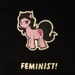 SALE!!! Hoodie Feminist Pony- Radical Political Feminist sweatshirt -