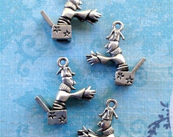 Jack in the Box--5 pieces-(Antique Pewter Silver Finish)--style 951-