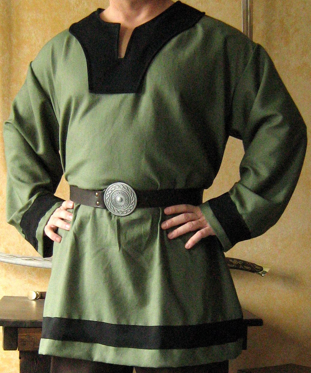 Medieval Celtic Viking Shirt Long Sleeves Deluxe