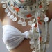 ON SALE Elegance Scarf /with Lace Edge.