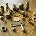 Vintage Brass Hardware Salvage Parts for Altered Art, Art Assemblage, Mixed Media, Collage, Jewelry and Steampunk Projects