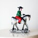 Vintage Tin Toy Horse 1970s