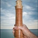 Lighthouse Pepper Mill in Cherry Hardwood with Ash Lantern & Base in Natural Finish