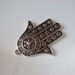 Hand of HAmza silver plated pendant, charm