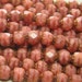 6mm Faceted Opaque Pink Coral Picasso Firepolished Czech Glass Beads - Qty 25 (D86)
