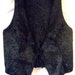 Womens Vest in Black (Plus Size) - Velvet Vests for Women