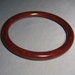 SALE Mottled Rusty Red-Orange Bakelite Bangle