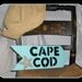 CAPE COD SIGN, Hand Painted Sign, Cape Cod, Cape Cod Decor, Massachusetts Sign, Wooden Sign, Beach House Decor, Christmas Gift