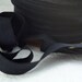 5yds Elastic Fold Over HeadBands Ponytail 5/8 inch 15mm FOE Black Stretch Wide Trim Hair tie