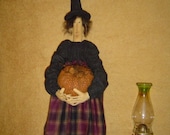 Primitive Halloween Witch Doll Pattern Instant Download FAAP
