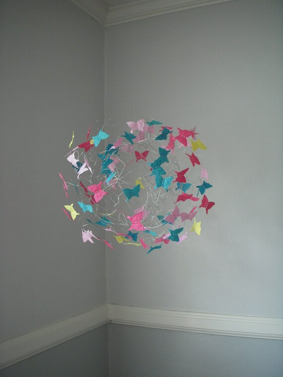 Butterfly Nursery Decor Mobiles Butterfly Mobile by ButterflyOrbs