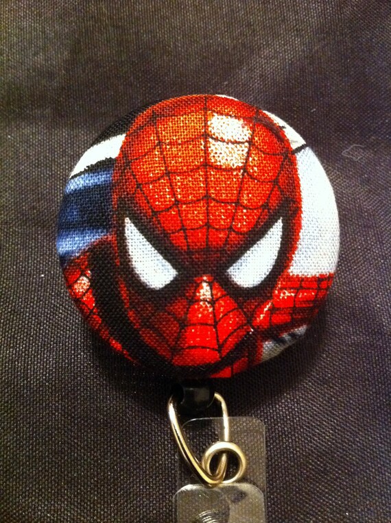 Items similar to Spider Man Badge Reel on Etsy