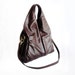 Dark Brown Leather Hobo Bag, Shoulder Bag, Messenger Bag, Everyday Bag, Carry All Bag, Chocolate Brown