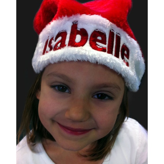 Personalized Santa Hat Premium All Sizes Christmas Custom