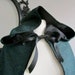 Hooded Capelet in Teal Wool