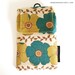 SALE Smart phone case - Retro green flower print