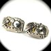 Steampunk Cufflinks Vintage Watch Movement by Nouveau Motley Rectangles