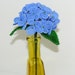 Beaded Flowers Hydrangea in Blue