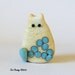 Cat Bead Handmade Lampwork Focal - Suri FatCat