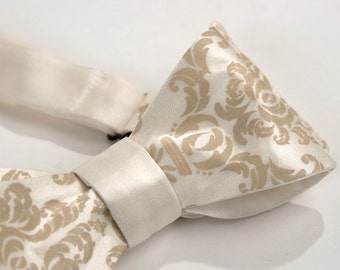 7 wedding bow ties. Groomsmen package discount, matching neckties. Choose from 100 colors and designs.