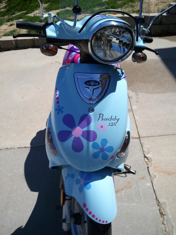 Scooter Decals Custom Vinyl Stickers for scooters wagons