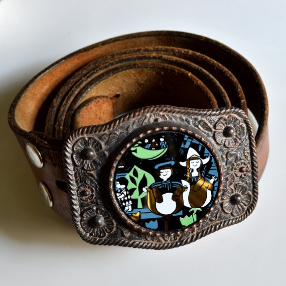 Simple Circle Recycled China Belt Buckle Dutch Wonderland